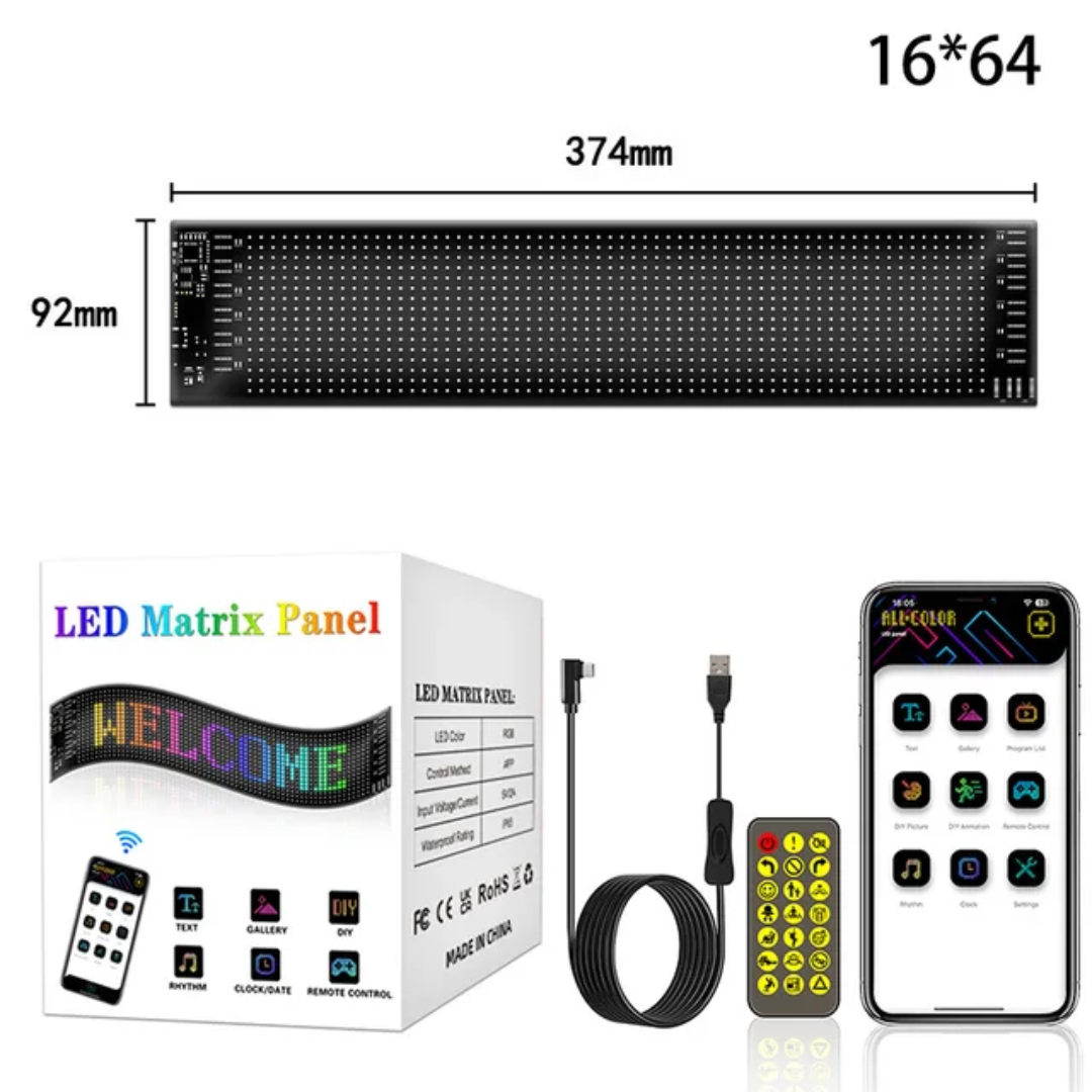 LED Matrix™ - Ideal para carros e lojas
