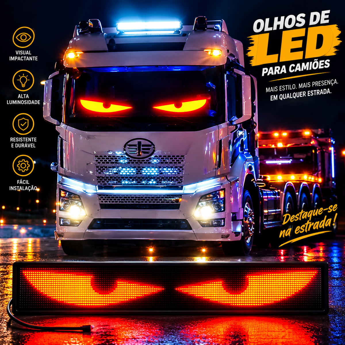 LED Matrix™ - Ideal para carros e lojas
